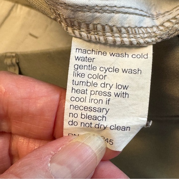 Women’s Vineyard Vines Size 14 Tan Cotton/Spandex Wide Leg Chino Pants - Picture 9 of 9